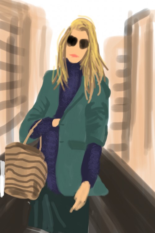 picture of a fashionable woman